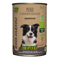 Biofood Biologisch kalkoen menu 400gr