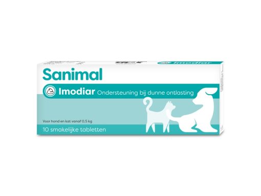 Sanimal Imodiar, bij Diarree 10 tabletten