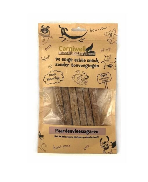 Carniwell paardenvleessigaren 100gr