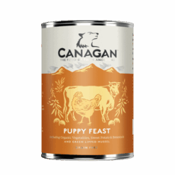 Canagan Puppy Feast is een complete, graanvrije maaltijd met vlees voor puppy’s. Te gebruiken als voeding, topping of snack.