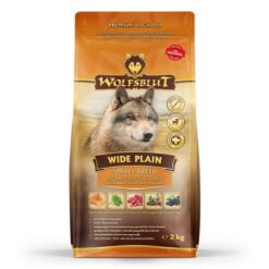 Wolfsblut Wide plain small breed adult met paard en zoete aardappel. Graanvrij en hypoallergeen voor kleine honden.