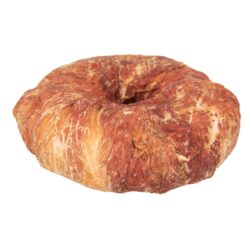 Donut met Eend 10cm is een glutenvrije kauwsnack van runderhuid met eendenvlees voor heerlijk en langdurig kauwplezier.