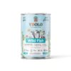 YDOLO Natvoer Wild Fish 400g is graanvrij en hypoallergeen natvoer met 90% verse vis voor optimale gezondheid